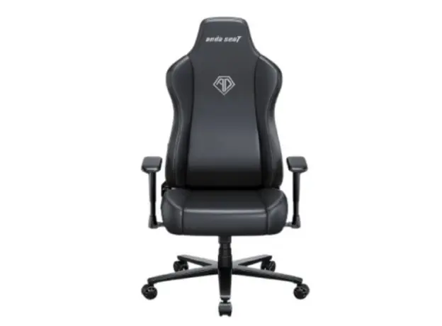 სათამაშო სავარძელი AndaSeat Chair Novis XL, PVC leather, 1D-Armrests, black