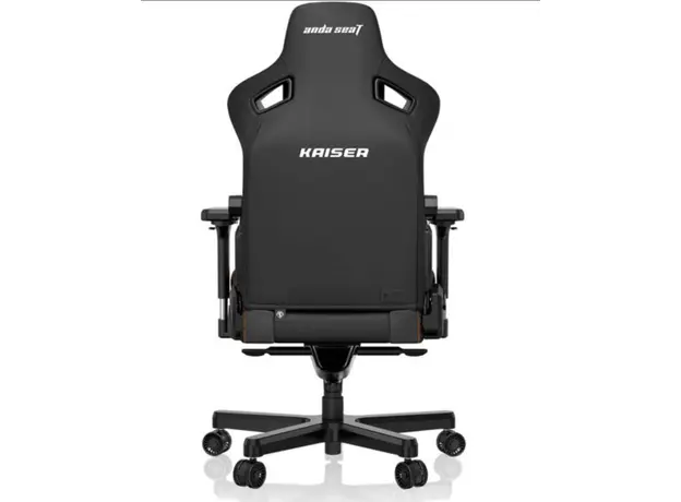 სათამაშო სავარძელი AndaSeat Chair Kaiser 3, PVC leather, 4D-Armrests, black, 2 image