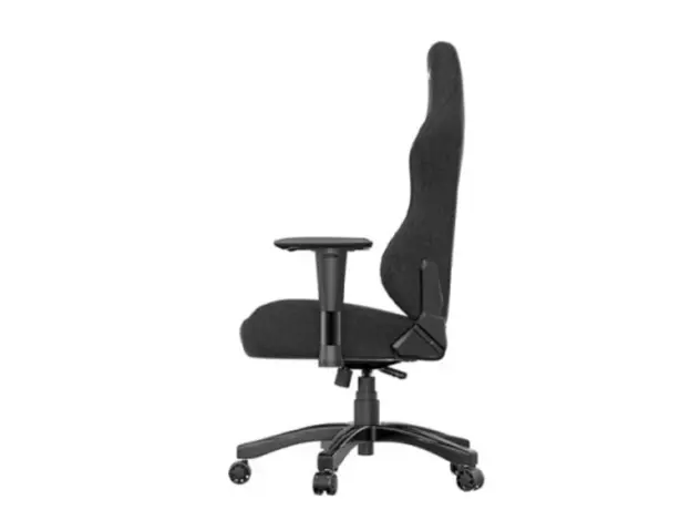 სათამაშო სავარძელი AndaSeat Chair Phantom 3, linen fabric, 1D-Armrests, black, 3 image