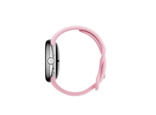 სმარტ საათი Google Pixel Watch 3 41mm Wi-Fi Polished Silver Aluminum Case with Rose Quartz Active Band, 3 image