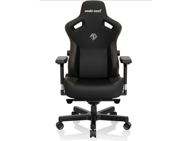 სათამაშო სავარძელი AndaSeat Chair Kaiser 3, PVC leather, 4D-Armrests, black