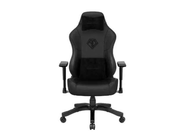 სათამაშო სავარძელი AndaSeat Chair Phantom 3, PVC leather, 1D-Armrests, black