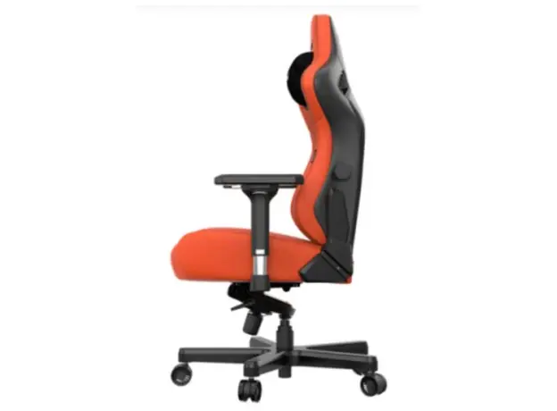 სათამაშო სავარძელი AndaSeat Chair Kaiser 3, PVC leather, 4D-Armrests, orange, 2 image