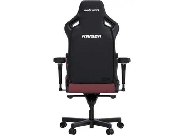 სათამაშო სავარძელი AndaSeat Chair Kaiser 4 V2, PVC leather, 6D-Armrests, maroon, 5 image