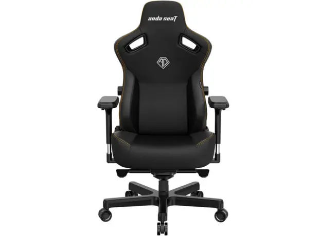 სათამაშო სავარძელი AndaSeat Chair Kaiser 3 XL, PVC leather, 4D-Armrests, black