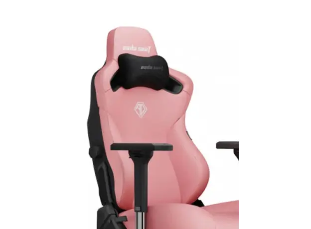 სათამაშო სავარძელი AndaSeat Chair Kaiser 3, PVC leather, 4D-Armrests, pink, 3 image