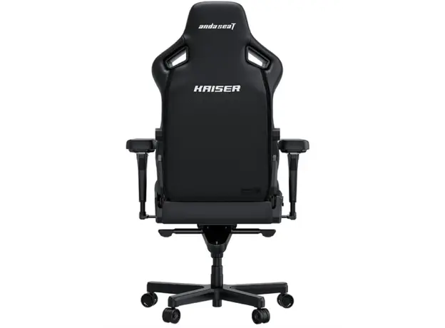 სათამაშო სავარძელი AndaSeat Chair Kaiser 4 V2, PVC leather, 6D-Armrests, black, 6 image