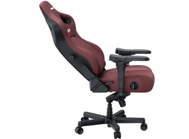 სათამაშო სავარძელი AndaSeat Chair Kaiser 4 V2, PVC leather, 6D-Armrests, maroon, 4 image
