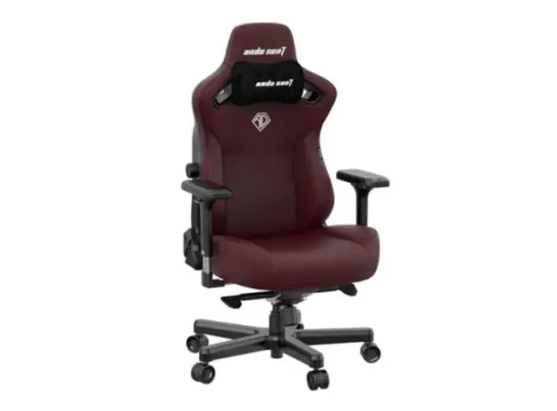 სათამაშო სავარძელი AndaSeat Chair Kaiser 3, PVC leather, 4D-Armrests, maroon, 3 image