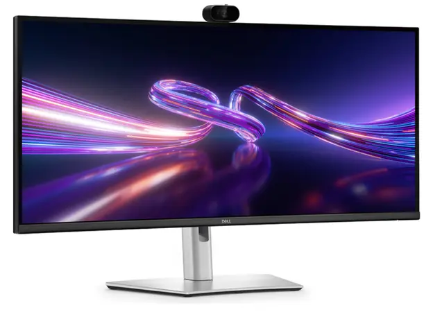 მონიტორი Dell Pro P 34 USB-C Hub Webcam Monitor - P3426WEV/34"/3440 x 1440/IPS/21:9/178/1xDP, 1xHDMI, 3xUSB-A, USB-B, 3xUSB-C/1xRJ45/War 3Yrs