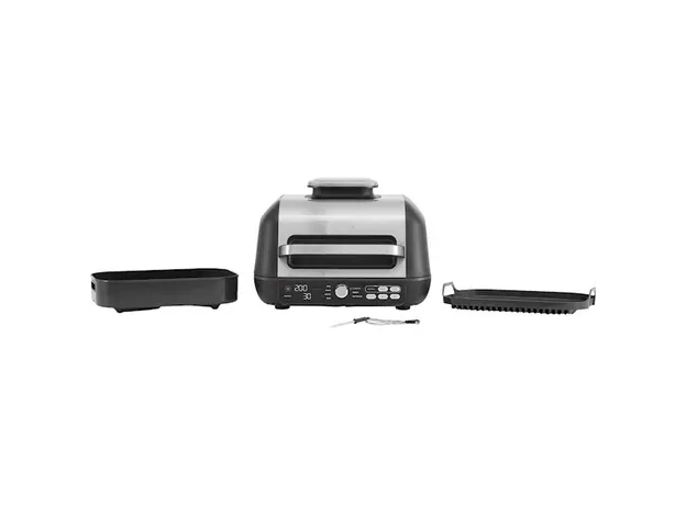 გრილი Ninja AG651EU, 2460W, 3.8L, Grill And Air Fryer, Black/Silver, 2 image