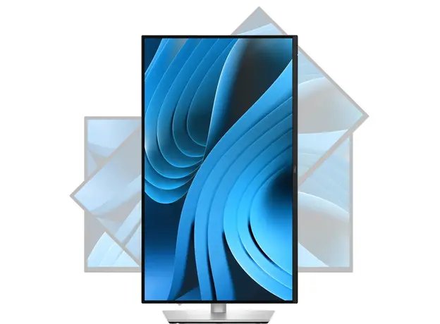 Monitor DELL 27" P2725QE HDMI, DP, USB-C, RJ-45, IPS, 3840x2160, 100Hz, sRGB 99%, Pivot, 4 image