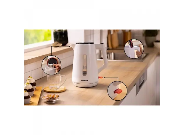 ელექტრო ჩაიდანი BOSCH TWK1M121, 2 image