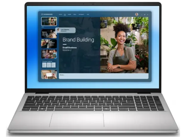 ნოუთბუქი Dell 16 DC16251/C7-150U/32GB/1TB SSD/Intel Graphics/FgrPr/WLAN + BT/16" 16.0-inch 16:10 2K (1920x1200)/Backlit Kb/Silver/4 Cell/65W/Win11Pro/3Ywr