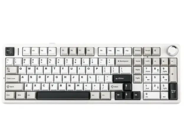 კლავიატურა AULA F99 PRO Tri-Mode RGB Mechanical Keyboard Grey/White/Dark Grey (Star Vector Switch)