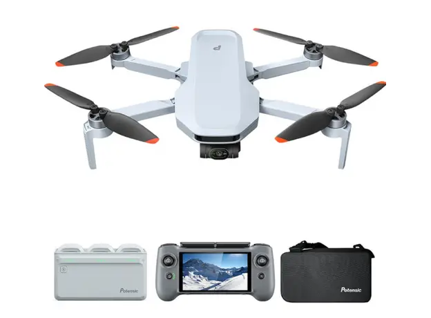 დრონი Potensic ATOM 2 Screen Remote (Fly More Combo) AI Tracking Grey