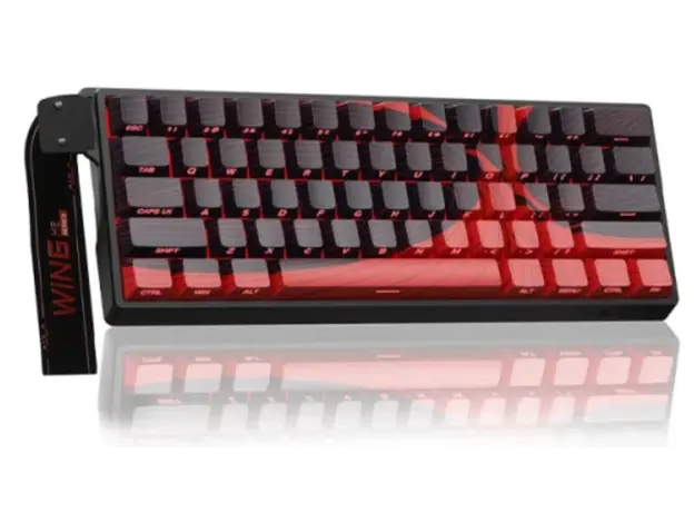 კლავიატურა AULA WIN60 MAX RGB Gaming Keyboard Black/Red (Magnetic Switch), 3 image