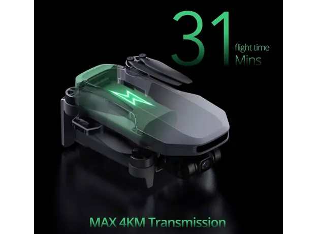 დრონი Potensic Drone ATOM SE (Expansion Kit) 3 batteries in total Grey, 4 image