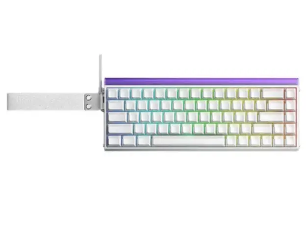 კლავიატურა AULA HERO68 RGB Gaming Keyboard White (Meteor Magnetic Switch)