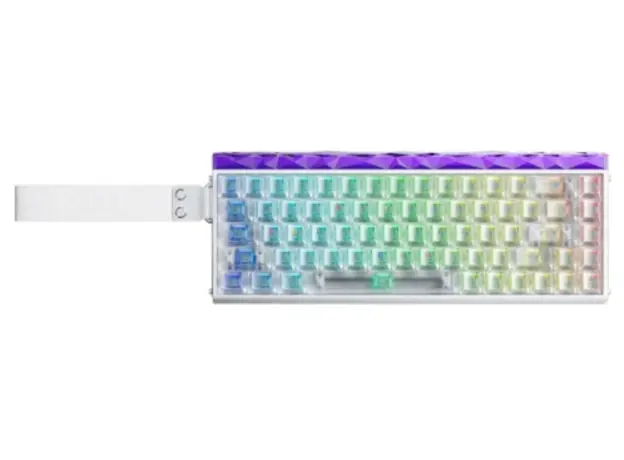 კლავიატურა AULA HERO68 RGB Gaming Keyboard White Translucent Keycaps (Silver Magnetic Switch)