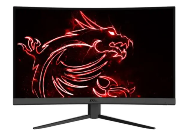 მონიტორი MSI 9S6-3BA01T-062 G24C6 E2, 23.6”, Curved Monitor, FHD, VA, HDMI, DP, Black
