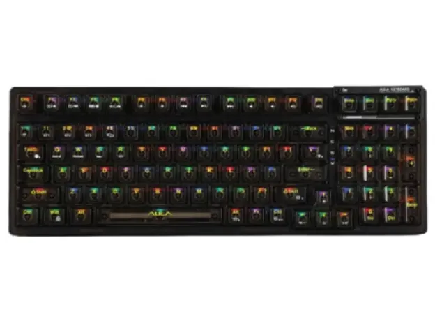 კლავიატურა AULA F98 RGB Wireless Gaming Mechanical Keyboard Black