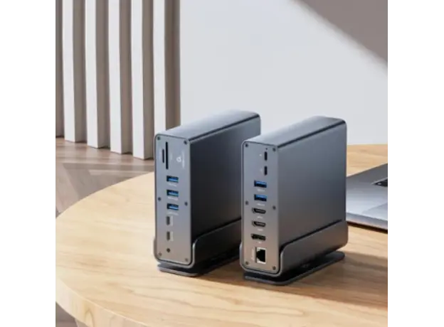 დოქ სადგური Gembird A-CF-COMBO15-01 USB Type-C 15-in-1 multi-port Adapter, 8 image