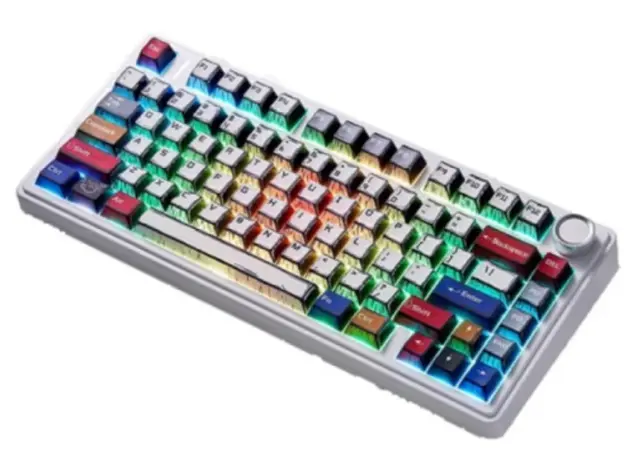 კლავიატურა AULA F75 Wireless Mechanical Keyboard Comics Keycap (Reaper Switch), 3 image