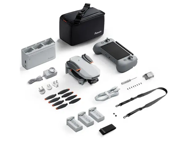 დრონი Potensic ATOM 2 Screen Remote (Fly More Combo) AI Tracking Grey, 2 image