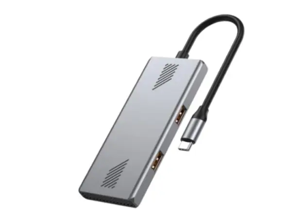USB ჰაბი Gembird UHB-CM-U310-A2C2-01 4-port A+C USB 3.2 (Gen 2) USB-C Hub