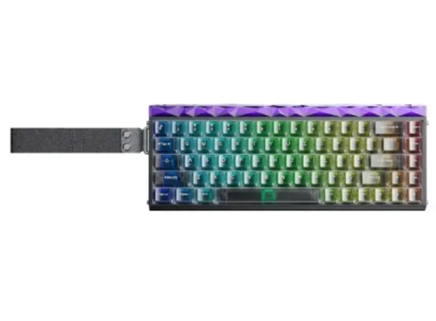 კლავიატურა AULA HERO68 RGB Gaming Keyboard Black Translucent Keycaps (Jade King Magnetic Switch)