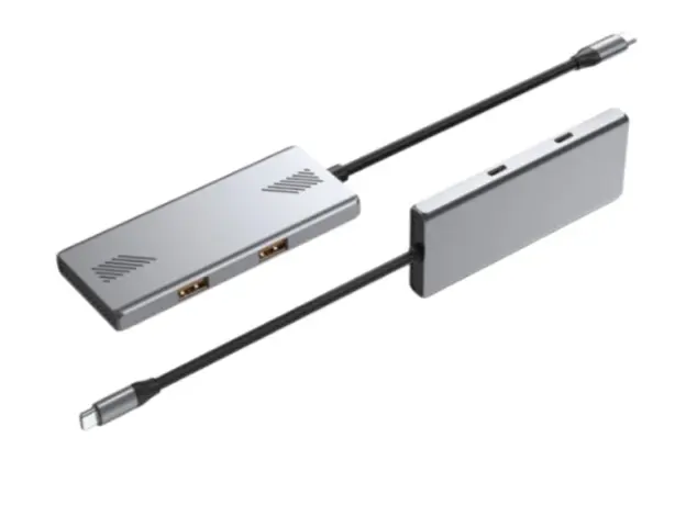 USB ჰაბი Gembird UHB-CM-U310-A2C2-01 4-port A+C USB 3.2 (Gen 2) USB-C Hub, 2 image