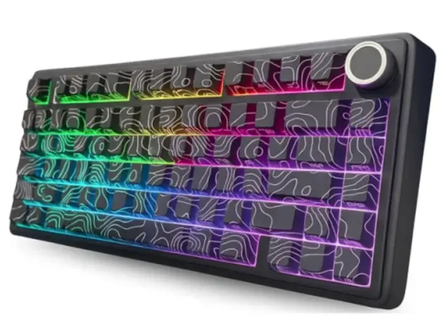 კლავიატურა AULA F75 RGB Gaming Keyboard Black Contour (Seiya Switch), 4 image