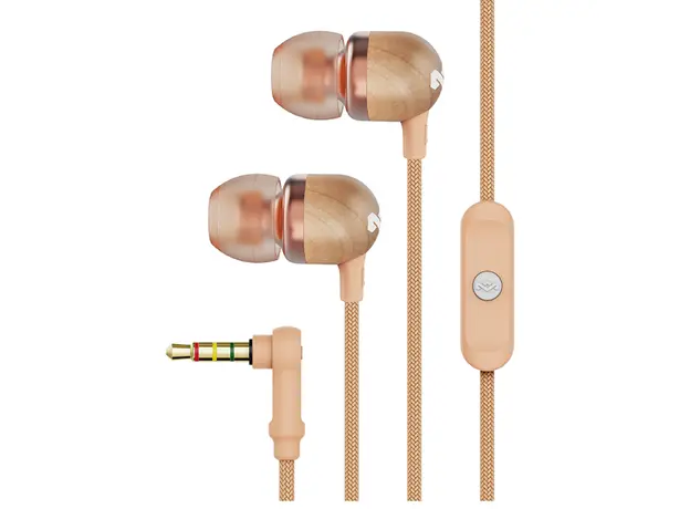 ყურსასმენი House of Marley EM-JE041-CPD  Smile Jamaica In-Ear Headphones With Noise-isolating design And In-line Microphone - COPPER