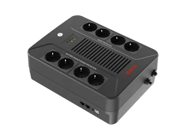 უწყვეტი კვების წყარო EAST EA2100 Plus 1000VA/600W with 1x9Ah battery Line Interactive UPS LED