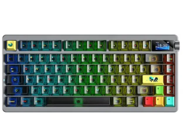 კლავიატურა AULA NOVA75 Mechanical Keyboard Black translucent keycaps (Dream Sakura Switch)