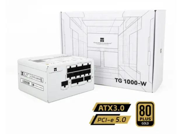 კვების ბლოკი THERMALRIGHT TR-TG-1000-W 1000W 80 PLUS GOLD ATX 3.0 Full-Modular
