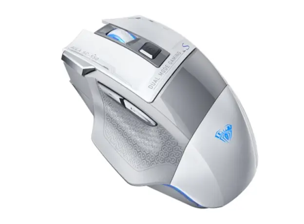მაუსი AULA SC550 E-sports Gaming Wireless Dual Mode Mouse Grey/White