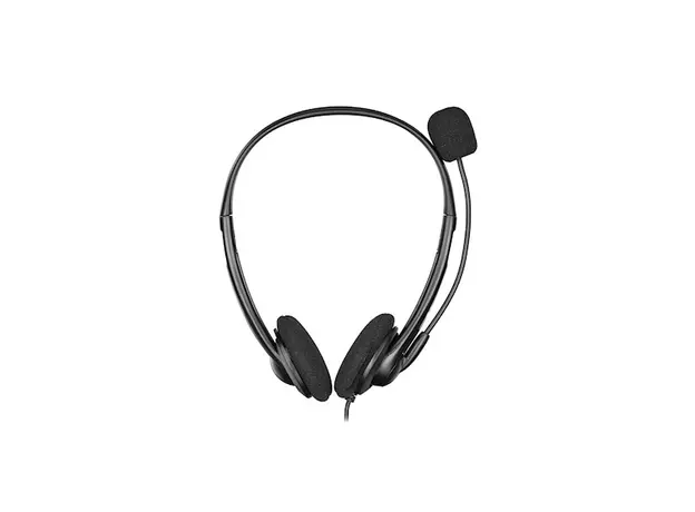 ყურსასმენი 2E 2E-CH11SJ PC Headset CH11, On-Ear, 3.5mm - 2*3.5mm Black, 2 image