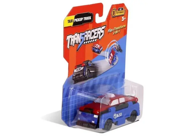 სათამაშო მანქანა TransRacers Taxi & Pickup truck