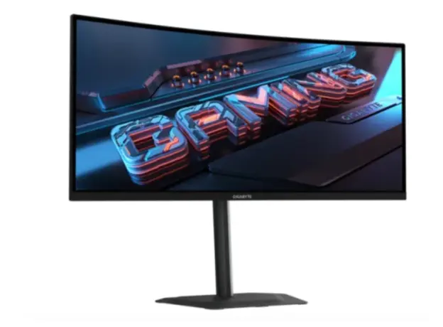 მონიტორი Gigabyte G34WQC2 34" WQHD VA 200Hz 1ms 2xHDMI 2xDP Built-in Speaker Black, 3 image