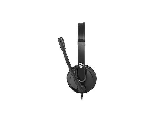 ყურსასმენი 2E 2E-CH12SJ PC Headset CH12, On-Ear, 3.5mm - 2*3.5mm Black, 4 image