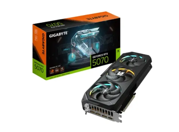 ვიდეო დაფა Gigabyte GeForce RTX5070 GAMING OC 12GB 192-Bit GDDR7 - GV-N5070GAMING OC-12GD