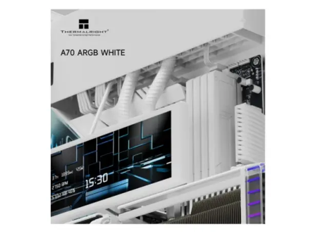 კომპიუტერის ქეისი THERMALRIGHT TR-A70 ARGB WHITE 5x120mm ARGB Fans, 5 image