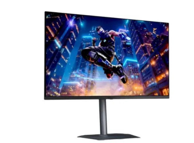 მონიტორი Gigabyte MO32U2 31.5" 4K UHD QD-OLED 240Hz 0.3ms 2xHDMI DP USB/USB-C Built-in Speaker Black, 3 image