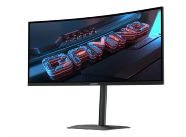 მონიტორი Gigabyte G34WQC2 34" WQHD VA 200Hz 1ms 2xHDMI 2xDP Built-in Speaker Black, 2 image