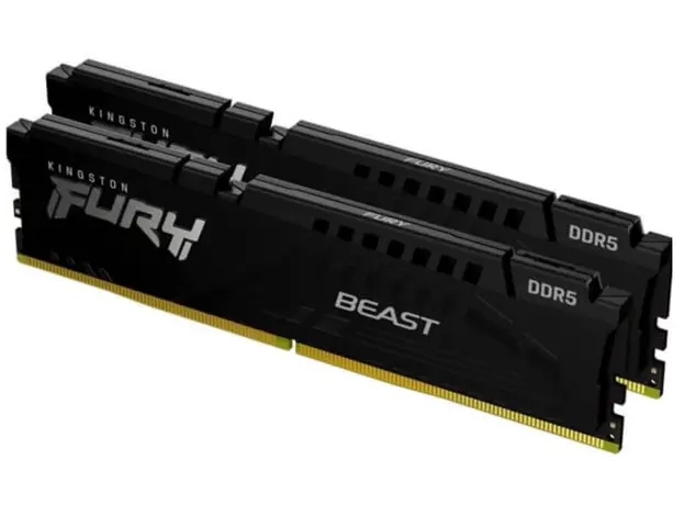 ოპერატიული მეხსიერება Kingston DDR5 32GB (2x16GB) 5600MT/s CL36 FURY Beast Black EXPO/XMP