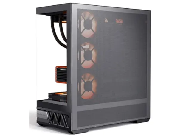 კომპიუტერის ქეისი Golden Field BALANCE WORLD 1 Black 7x120mm RGB Fans, 4 image