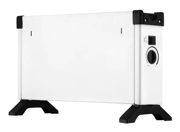 ელექტრო გამათბობელი Ardesto Convector , 20m2, 2000w, mechanical control, open heating element, white, 3 image
