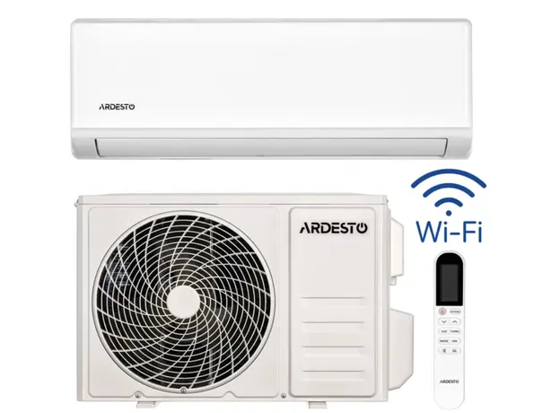 კონდიციონერი ARDESTO CoolAirLite 70m2 on/off 24000BTU 6.8kW A/A -7°С R32 white, 4 image
